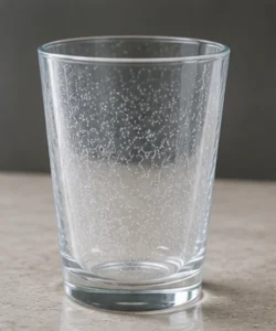 Cloudy dishes and glassware